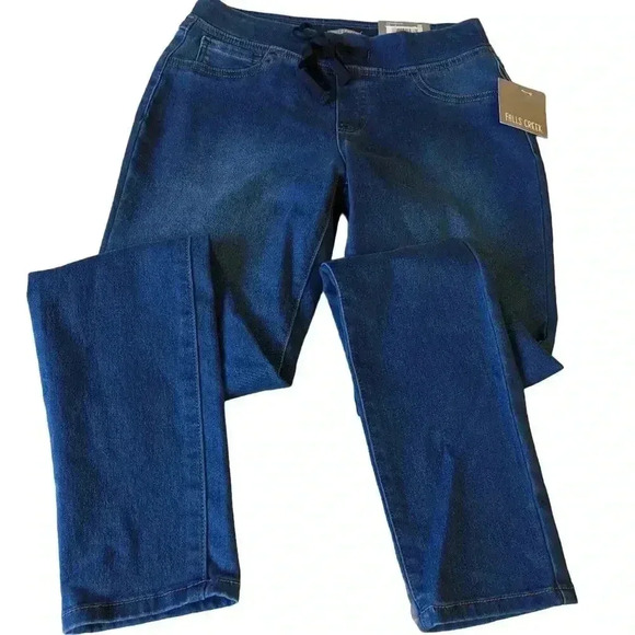 New Falls Creek Jeggings Pull Up Jeans Medium Wash Size Small - Picture 1 of 5